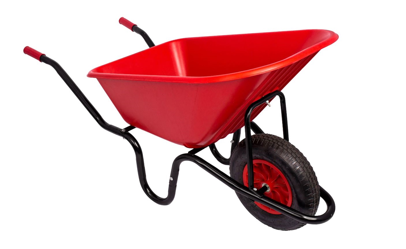 Red Gorilla 90Ltr Wheelbarrow Flat Pack Pups Pets & Ponies
