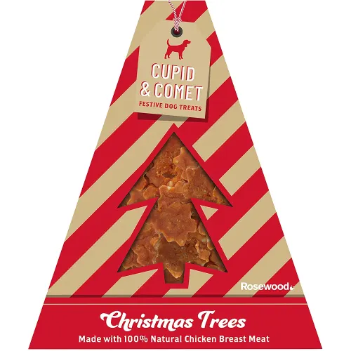 Rosewood Christmas Tree Dog Treats Chicken 150g Pups And Pets